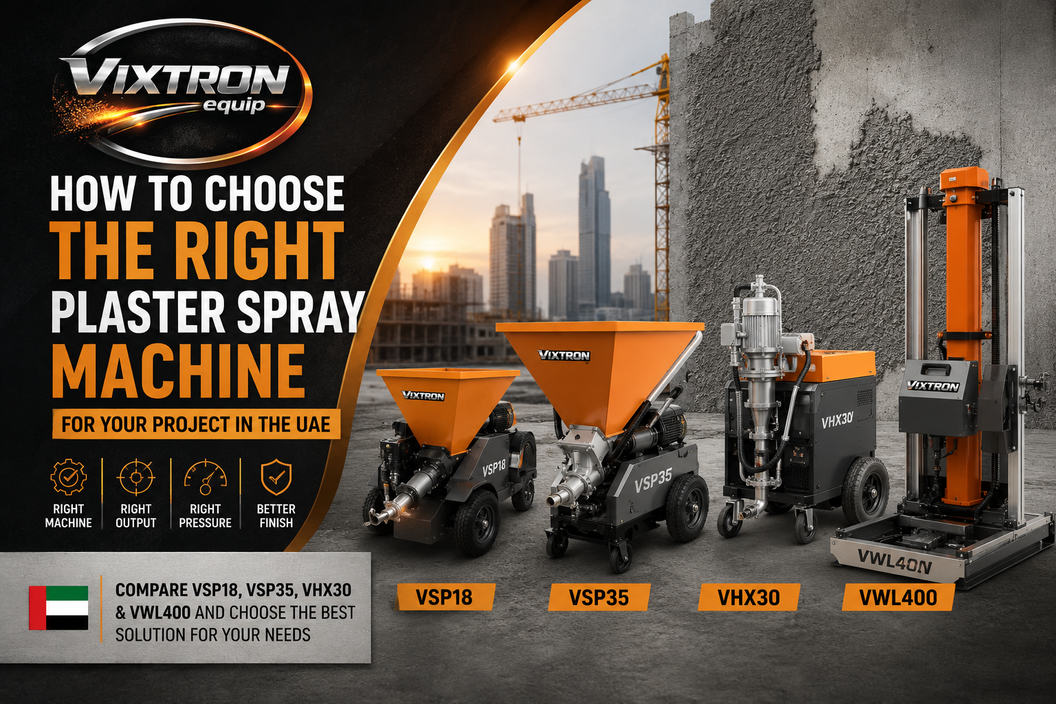 How to Choose the Right Plaster Spray Machine for Your Project in the UAE