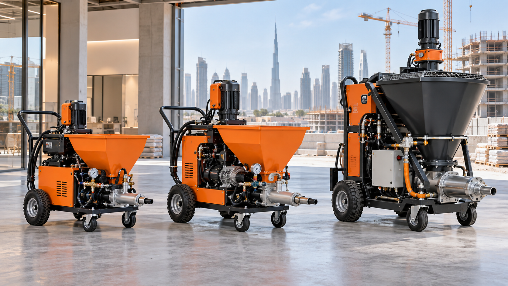 VSP18 vs VSP25 vs VSP35: Plaster Spray Machine Comparison